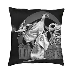 Sparky Frankenweenie Nordic Throw Pillow Cover Decoration Creepy Dog Tim Burton Chair Cushion