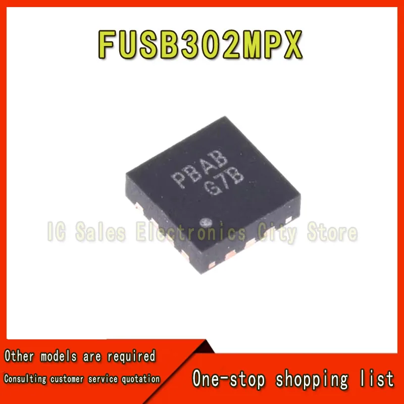 5/10Pcs Gloednieuwe Originele Fusb302mpx MLP-14 Type-C Controller 3.1 Interface Usb Adapter Chip
