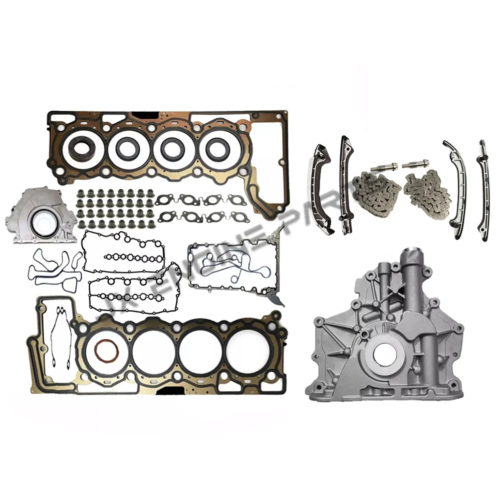 448DT Engine Rebuild Timing Chain Kit Oil Pump Head Gasket Set For Land Rover 4.4 Range Rover Sport L322 L405 L494 Diesel 4.4L