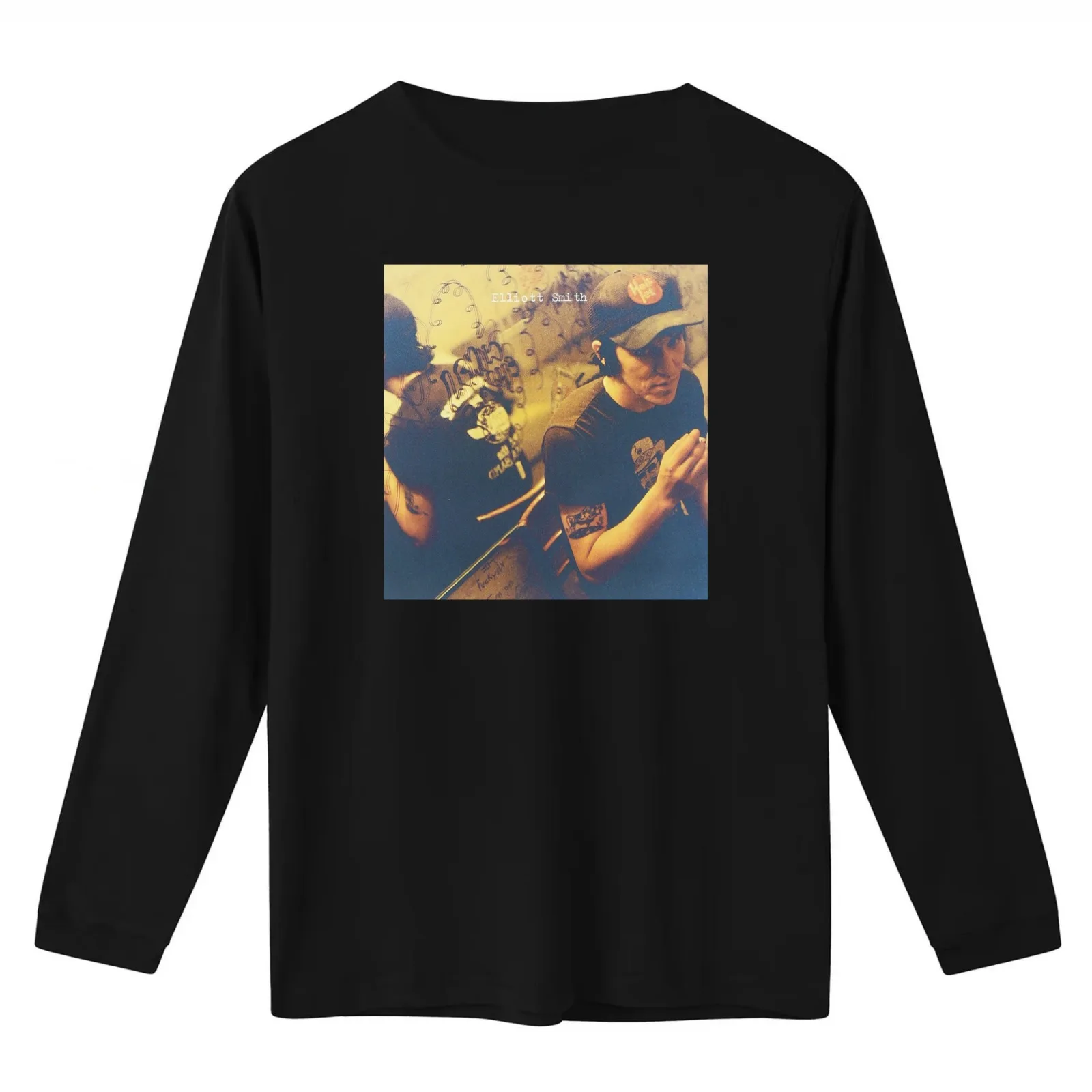 Elliot Smith T-Shirt Summer Casual Cotton Tee Oversized Streetwear Tops Vintage Graphic Print Loose Fit Short Sleeve