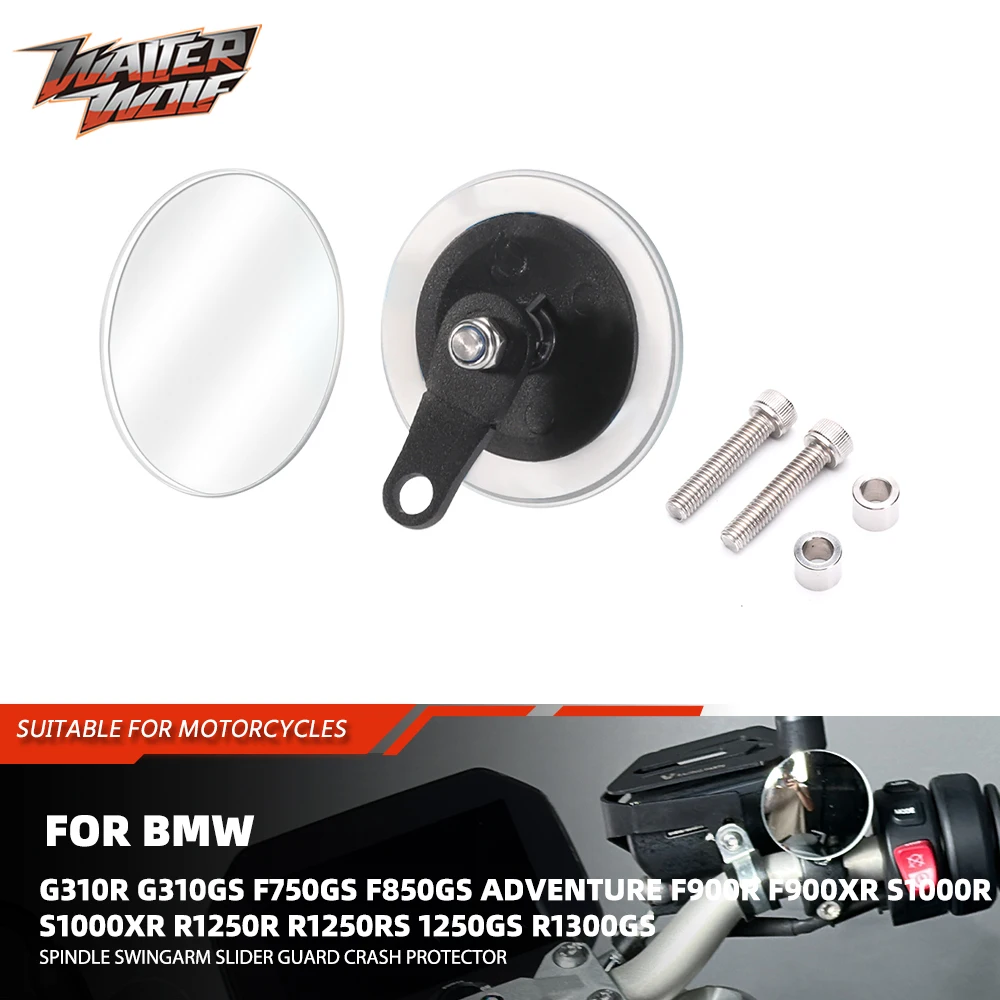 

For BMW G310 R GS F750GS F850GS F900 R XR S1000R S1000XR R1250GS R1300GS R1250R Motorycle Rearview Wide Angle Adjustable Mirrors