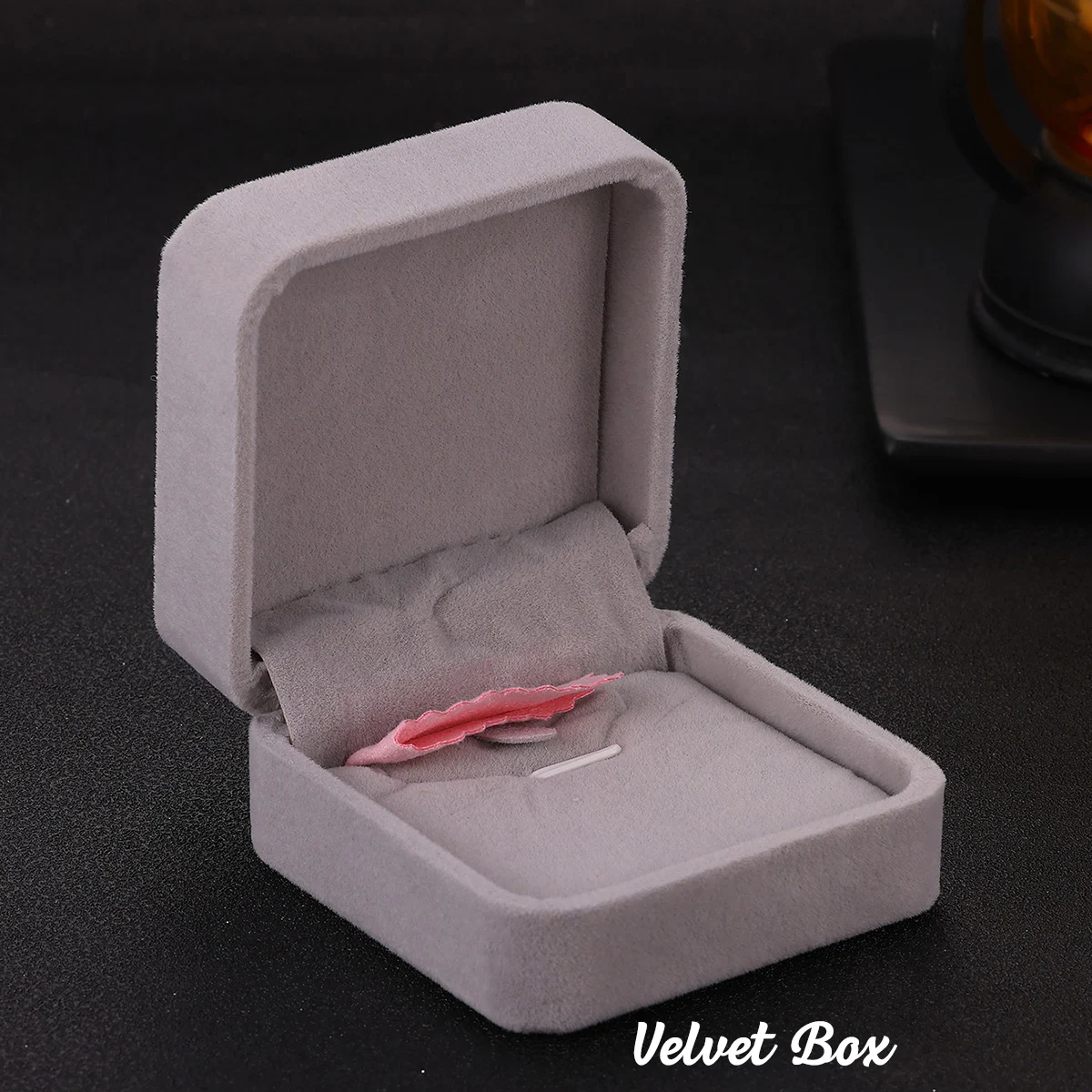 

Wholesale/Dropshipping Delicate Grey Velvet Series Jewelry Box Ring Bracelet Pendant Necklace Storage Organizer Present Box