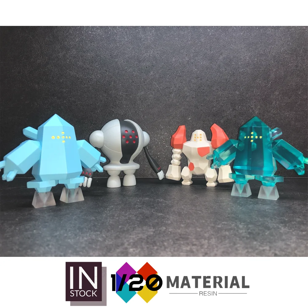 

[В наличии] Масштаб из смолы 1/20 World [DS] — Regirock & Regice & Registeel