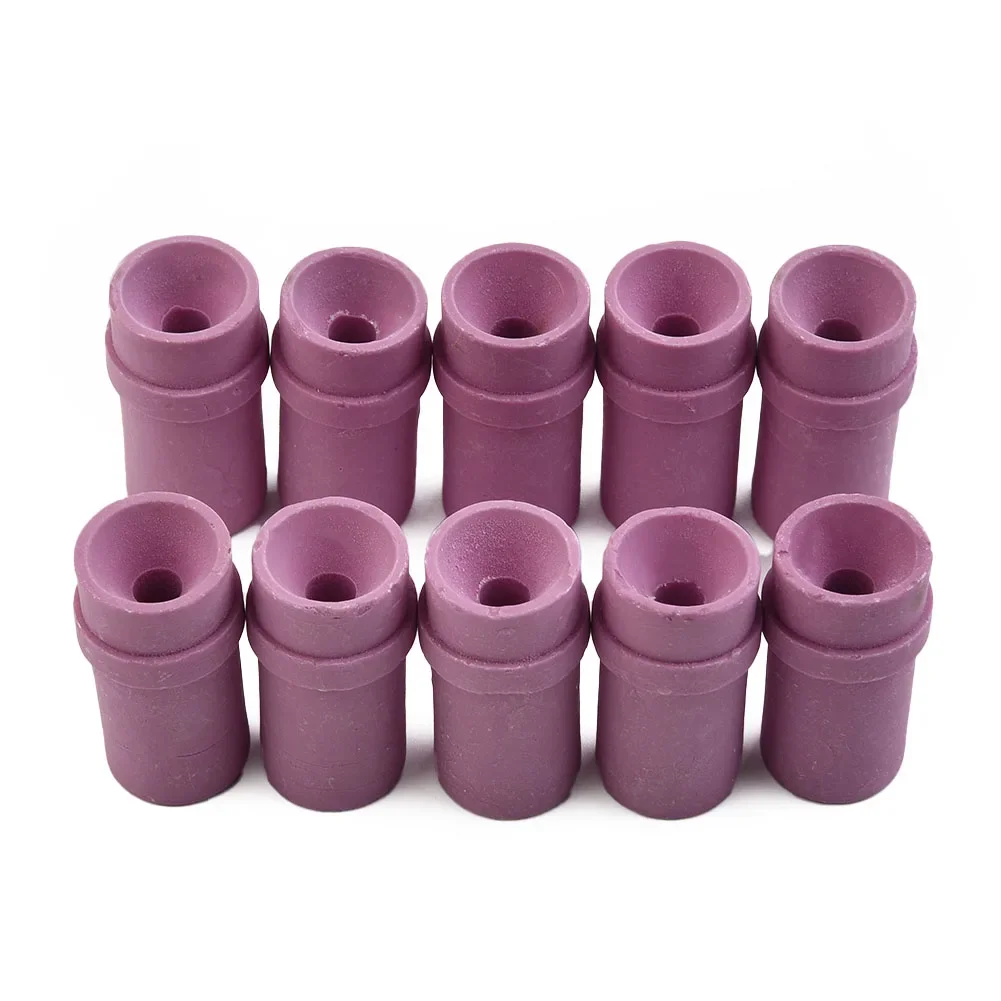 Nozzle Tip 10Pcs Ceramic Long Life Pink Sandblaster Strong Wear Resistance Marble Engraving Sandblasting