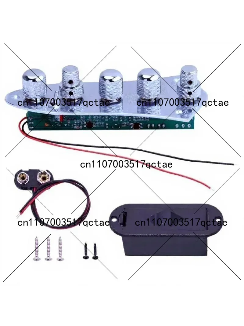 Electric Bass Control Circuit Plate Volume Tone Adjustment Wiring Assembly Guitar Accessories