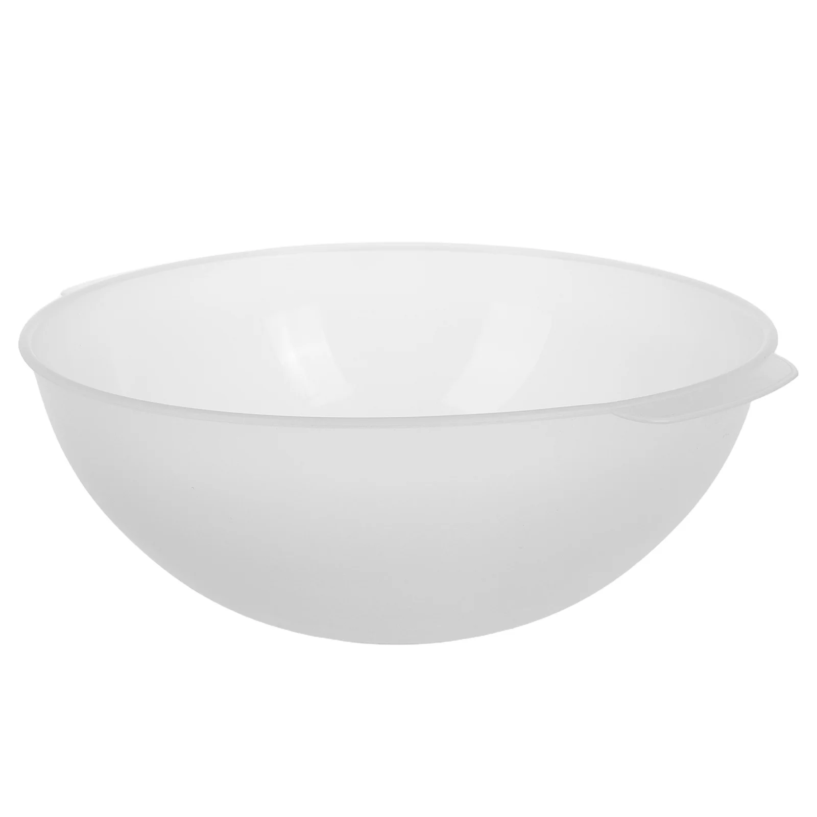 

21Cm Round Face Washing Basin for Beauty Salon Clear Plastic Wash Tub with Handle Versatile Bathroom Wash Basin for Home and