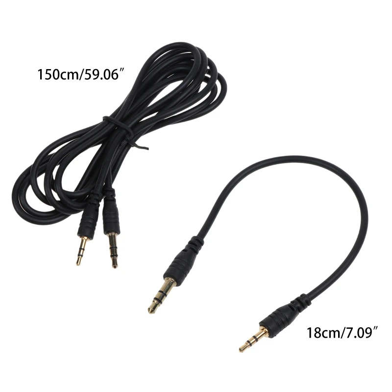 3,5 mm auf 2,5 mm Audio-Aux-Kabel für Headsets, Kopfhörer, Mobiltelefone, Audio-Ersatzkabel, Stereo-Adapter