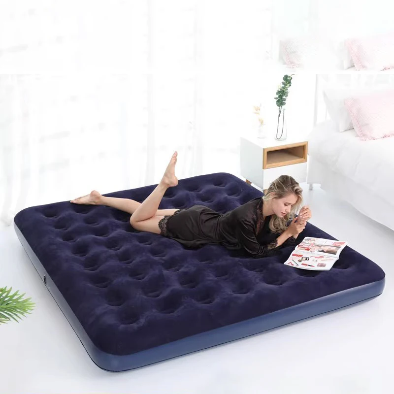 Queen Inflating Mattress Foldable Self Single Japanese Camping Mattress Topper Twin Size Camas De Dormitorio Salon Furniture