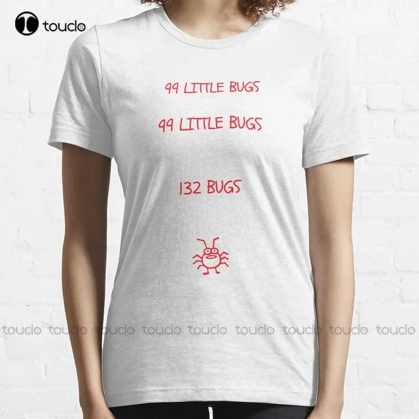 Qa Engineer - 99 Little Bugs In The Code Classic T-Shirt Muscle Shirts For Men Fashion Creative Leisure Funny Harajuku T Shirts