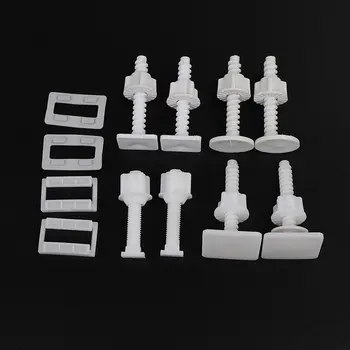 4x Šrouby závěsu toaletního sedátka Náhradní šrouby Upevňovací sada Opravní nástroje 10 nejlepší prodej šrouby na toaletní sedátko - №8