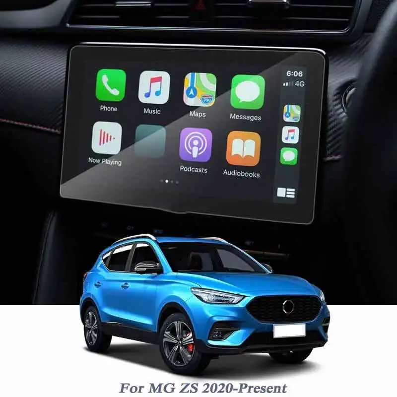 Car Tempered glass Screen Film For MG ZS 2020 2021 10.1 inch GPS Navigation Screen Film Glass Interior Sticker Accessory