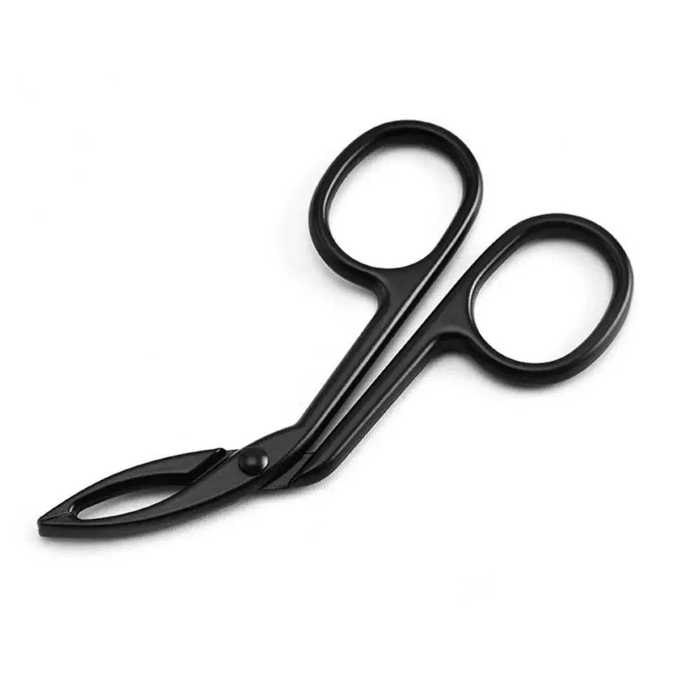 Straight Pointed Elbow Eyebrow Pliers Clip Scissors Tweezers Professional Hairs Puller Eyebrow Plucking Makeup Beauty Tools