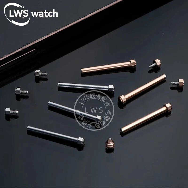 For Michael Kors MK6985 MK Series Watch Chain Strap Screw Cap Screw Rod Screw Strap Silver Rose gold Connecting Shaft 18mm