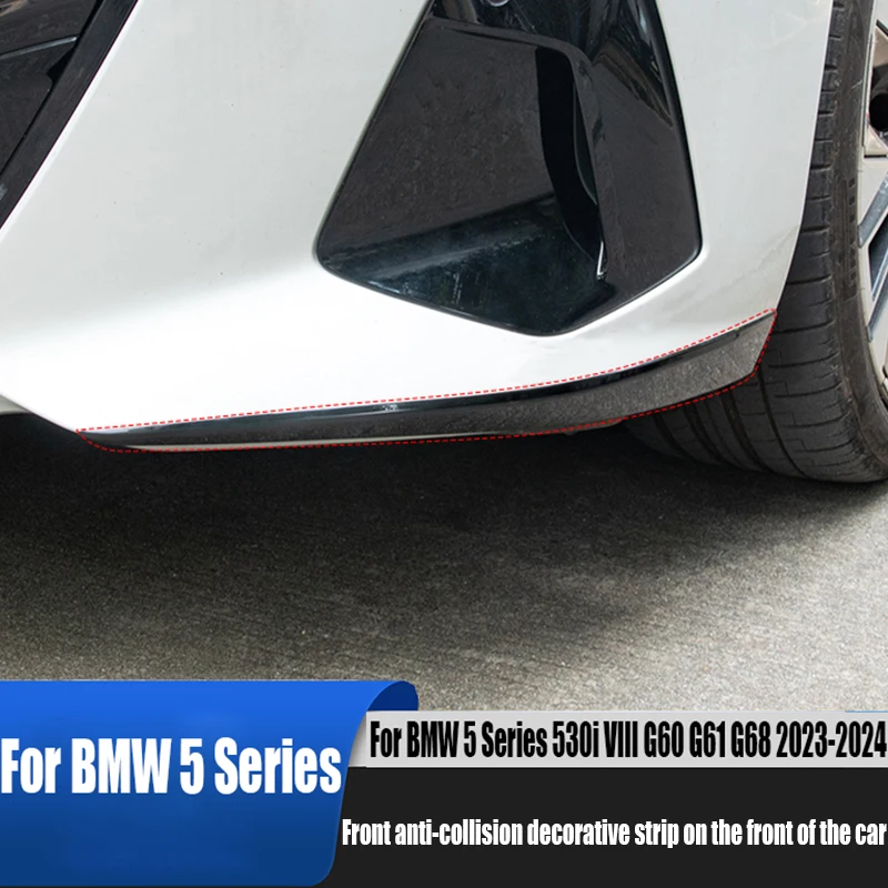 

For BMW 5 Series 530i VIII G60 G61 G68 2023 2024 car front bumper side anti-collision strip car exterior decoration products