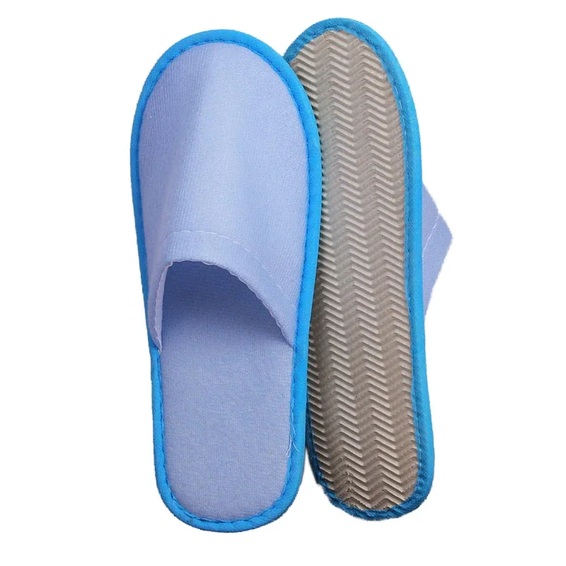 Disposable Slippers for Unisex Non-slip Hotel Home Indoor Guest Slippers Loafer Flip Flop Wedding Shoes Travel Slippers