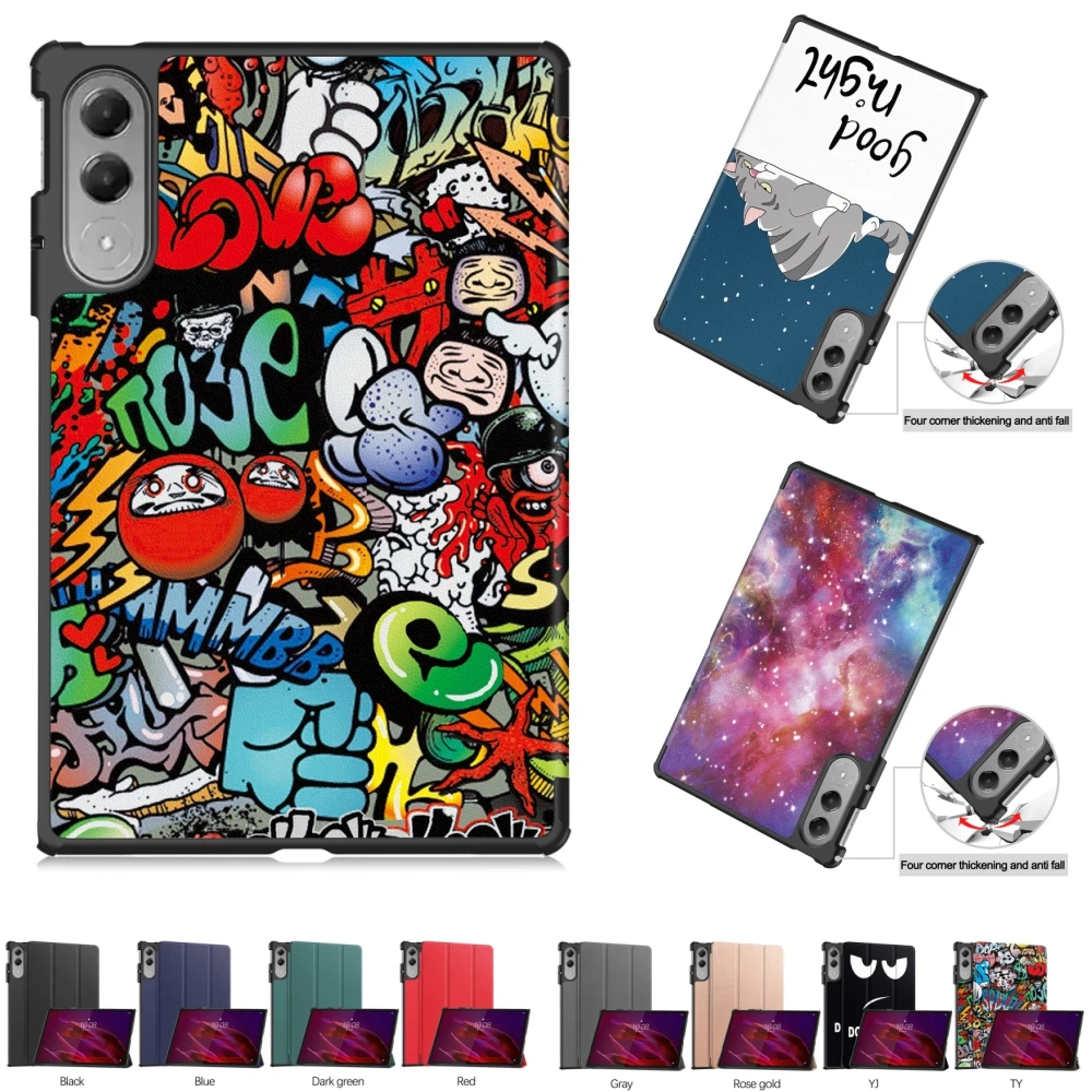Smart Funda For Lenovo Xiaoxin Pad Pro GT Case 11.1 Inch 2025 Trifold PU Leather Stand Cover for Lenovo Yoga Tab 11.1 TB710FU #R
