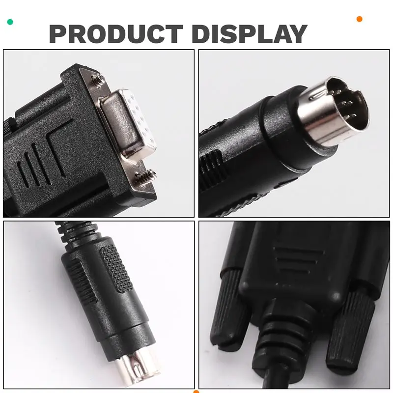 AAAEL-Communication Cable For FX Series PLC MT4000/5000-FX For Kinco MT4000 MT5000 MT5020 Series HMI Touch Screen