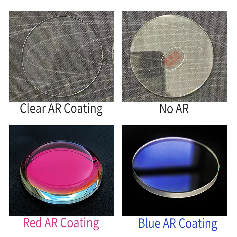 Custom Sapphire Mineral Crystal Wholesale Watch Glass Blue AR Clear Red AR-Coating Flat Single Double Dome Top Square Size Parts