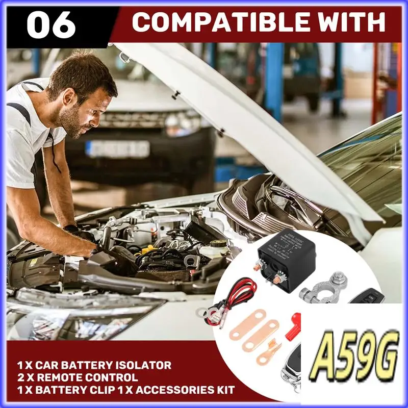 

G9-Remote Battery Disconnect Switch Wireless Remote Control Battery Disconnect Switch Automobile Parts