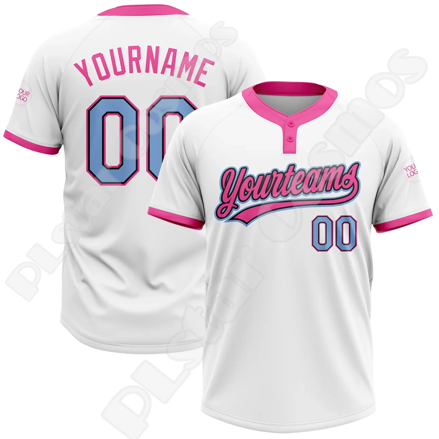 NewFashion Custom Name Team Player Logo Streetwear Drop Shipping 3DPrint Summer Casual Harajuku Funny Softball Shirts Jersey X18