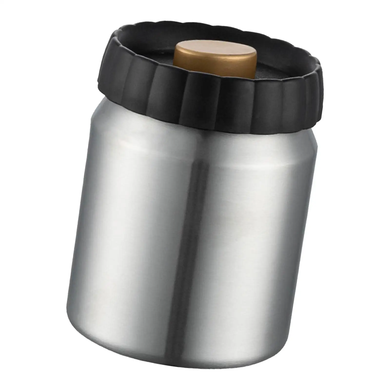 Stainless Steel Food Organizer Vacuum Airtight Jar with Press Seal Lid for Pantry Home Kitchen Storage