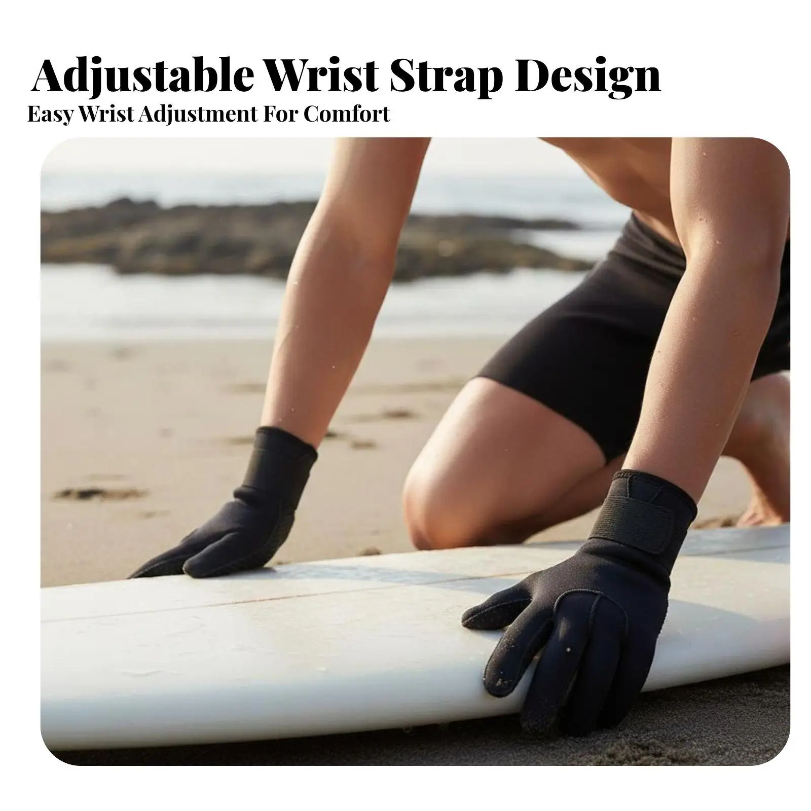 Sunscreen Gloves 3.5mm Neoprene Diving Gloves for Cold Water Swimming Snorkeling Kayaking Non Slip Grip Thermal Warm Water Sport