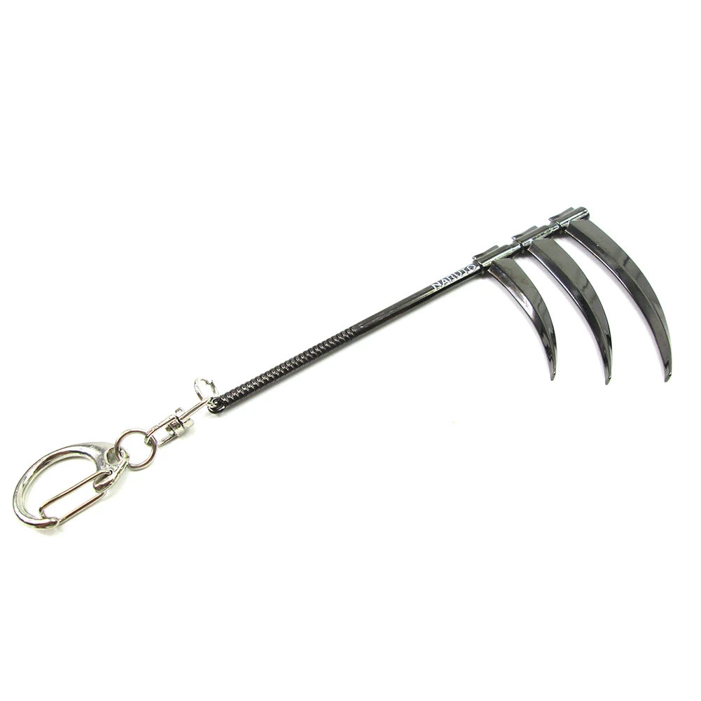 Brdwn Akatsuki ninja of Yugakure Hidan 10.5cm/4.1in Cosplay Sickle Model Key Chain Ring