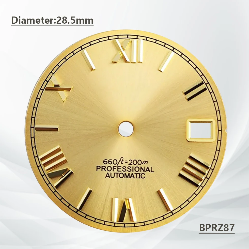 28.5mm s Roman numerals dial 35 Roman S logo dial suitable for H35 H36 movement watch accessories repair tools