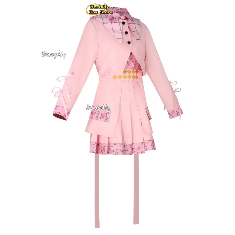 ABC123CosplayAzusawa Kohane PJSK Cosplay Costume Lolita Peter Pan Collar Bow Women Dresses Anime Show Y2k Aesthetic La3'd,5;h.9/ view 4