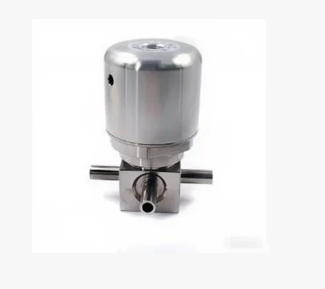 Interchangeable 316 Stainless Steel Pneumatic Diaphragm Valve 6LVV-DPC111P-C Model Water Media Control OEM Customizable