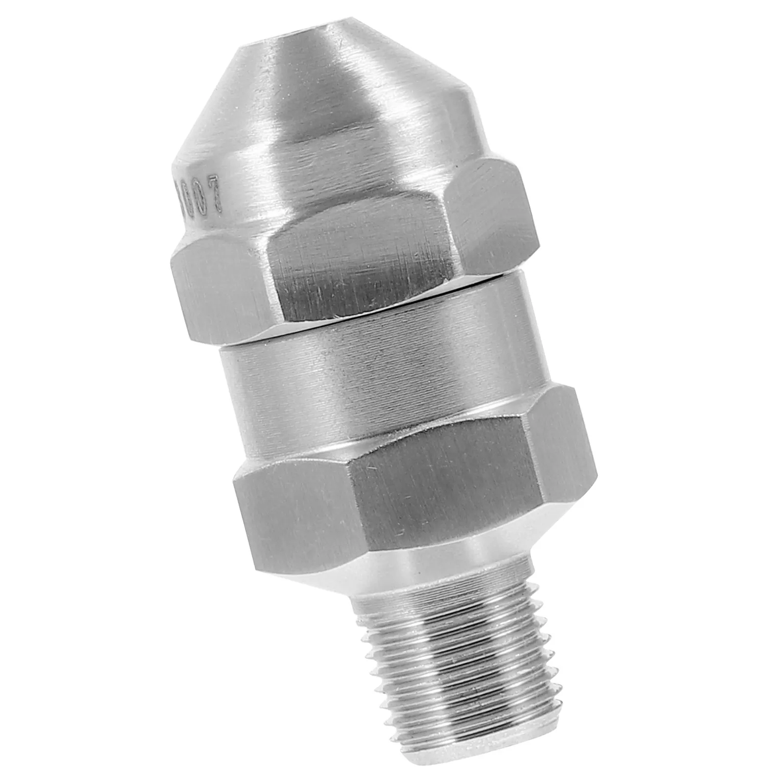 Car Wash Spray Nozzle Stainless Steel 1 8 Inch Thread Water Saving Vehicle Cleaning Accessory