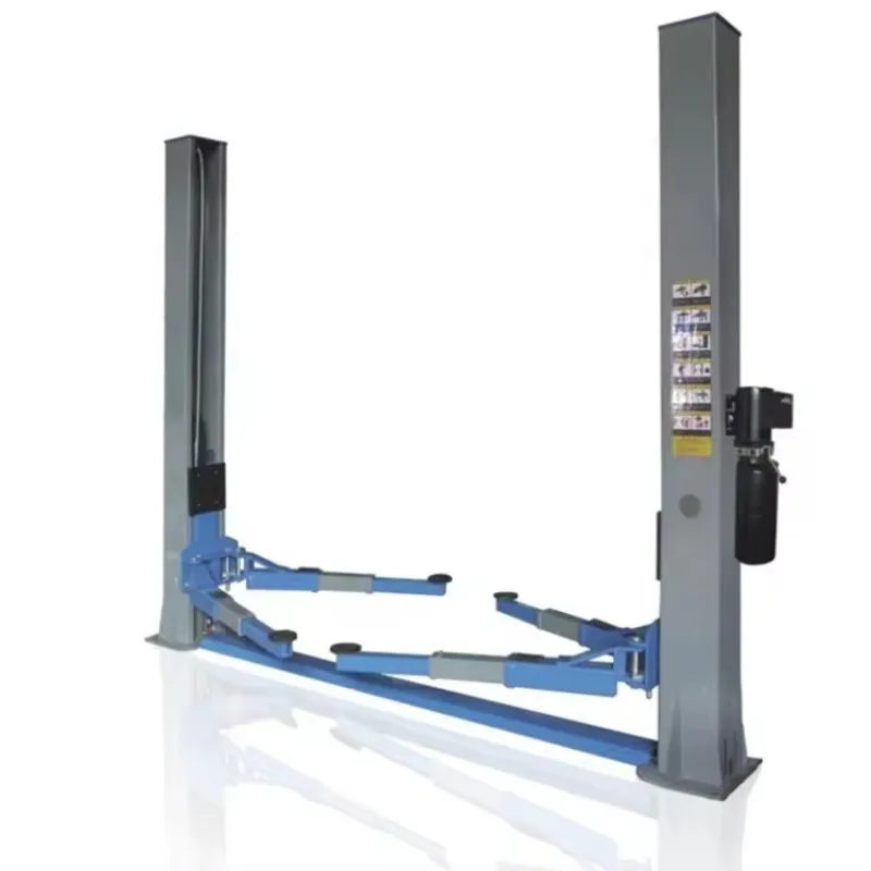 Two Post Car Column Lift Double Cylinder Hydraulic Lift Floor Installation Double Post Fast Repairing Car Lift