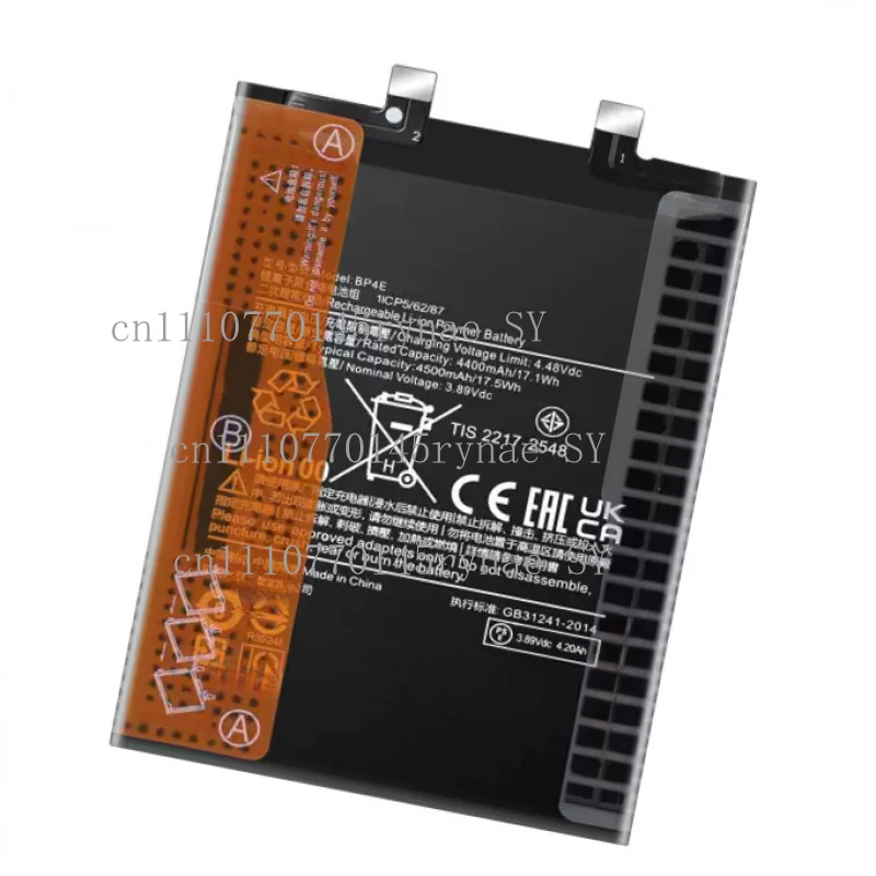 New Original BP4E Battery For Xiaomi Civi 1S Civi 2 13 Lite 5G 3.89V 4500mAh Li-Polymer Replacement Battery
