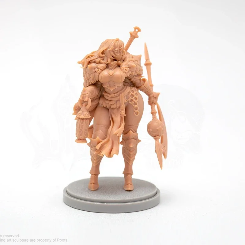 30mm Base Ratio Resin Soldier Model Assembly Kit Kd Miniature Aya Lantern Armor Unpainted and Unassembled Free Shipping