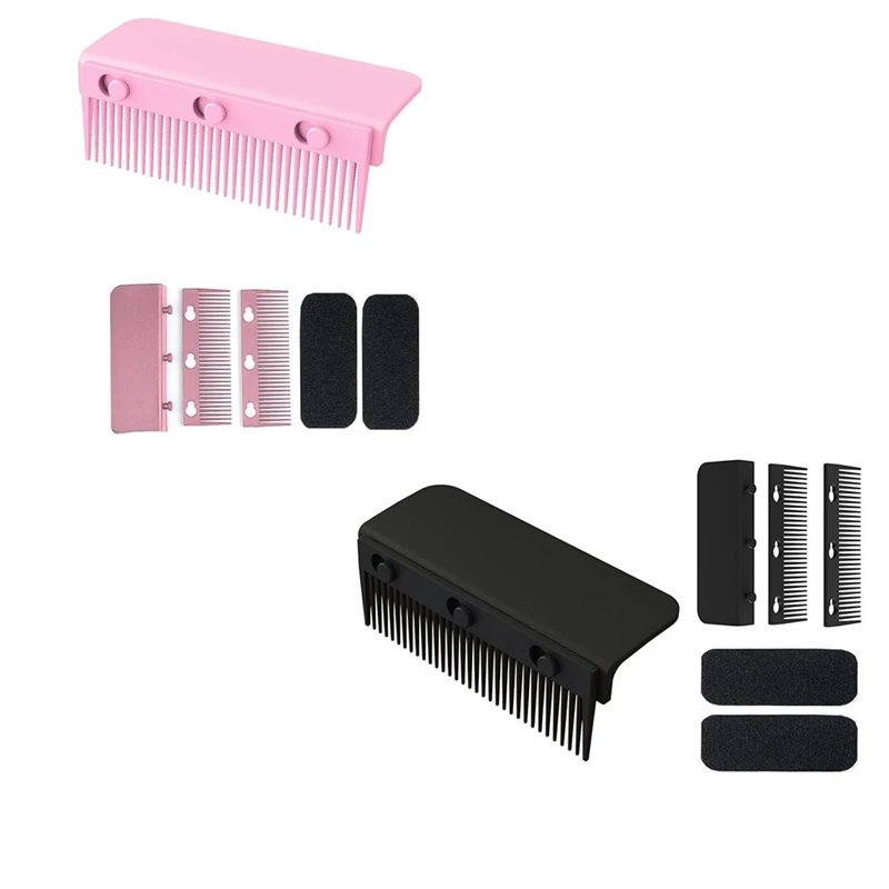 A21I-Flat Iron Comb Attachment Clip On, Grip Comb For Flat Iron, Flat Iron Hair Straightener Comb, For Flat Iron
