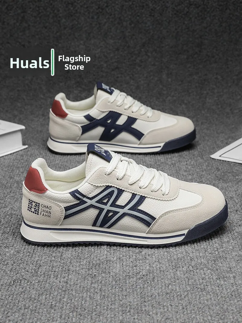 Men's Sport Shoes Soft Bottom Casual Design Autumn New Style Versatile Youthful Trendy Korean Version Breathable Comfortable