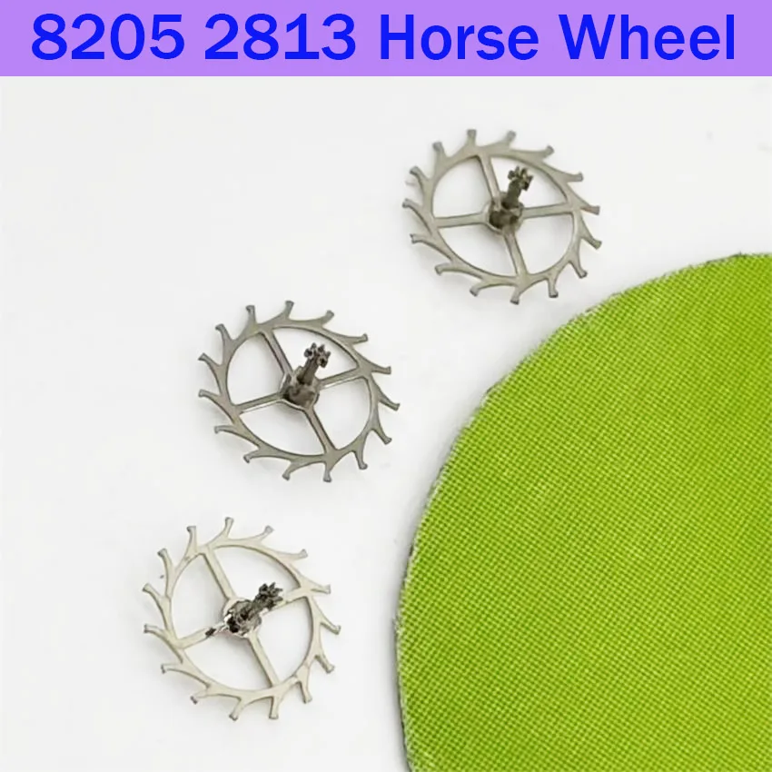 Mechanical Watch Repair Parts Escape Wheel Horse Wheel Lotus Wheel Accessories for 8205 2813 Movement Compatible with 8205