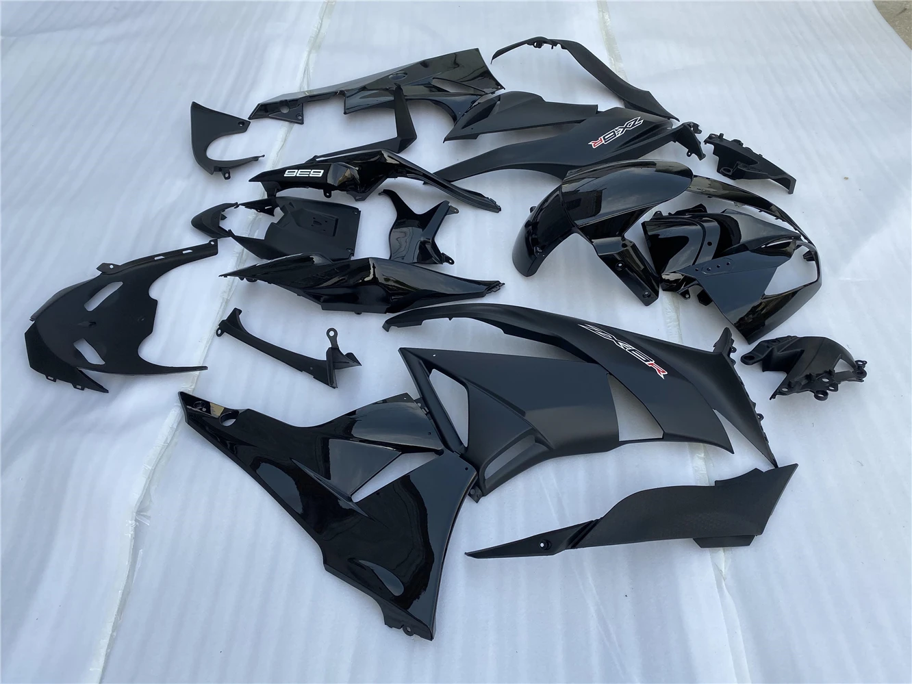 Motorcycle Fairing Kit fits to give ZX-6R 2009 2010 2011 2012 -6R 636 09 10 11 12 year fairing Black motorcycle housing