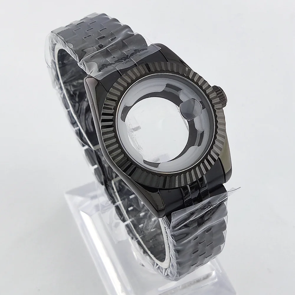 31mm Case NH05 904L Stainless Steel Sapphire Glass Waterproof Case Suitable for 25mm Case Women's Watch Case