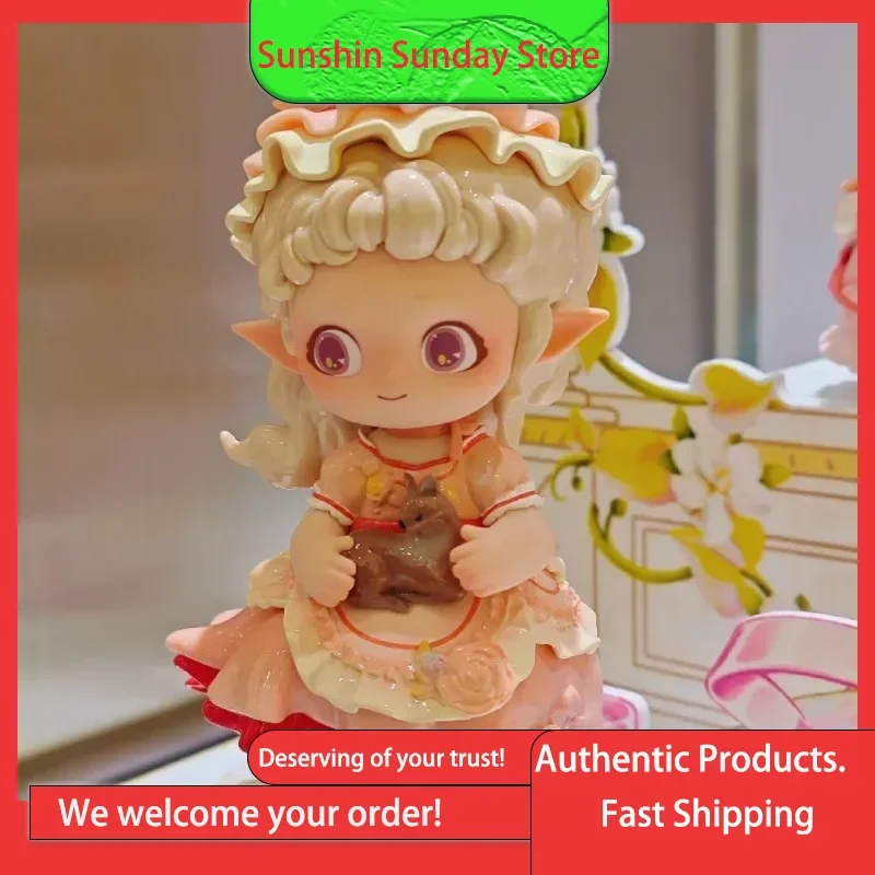 

Аутентичная серия Heyone Qiaoqiao Joy Flower Fairy Whispers, слепая коробка, модная игрушка, фигурка, украшение, подарки на день рождения для девочки