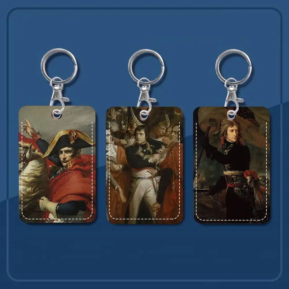 Napoleon Bonaparte Kartenhalter geeignet für Bank Business Arbeitskartenhalter Kredit ID Karte Abzeichen Taschenhalter Schlüsselanhänger