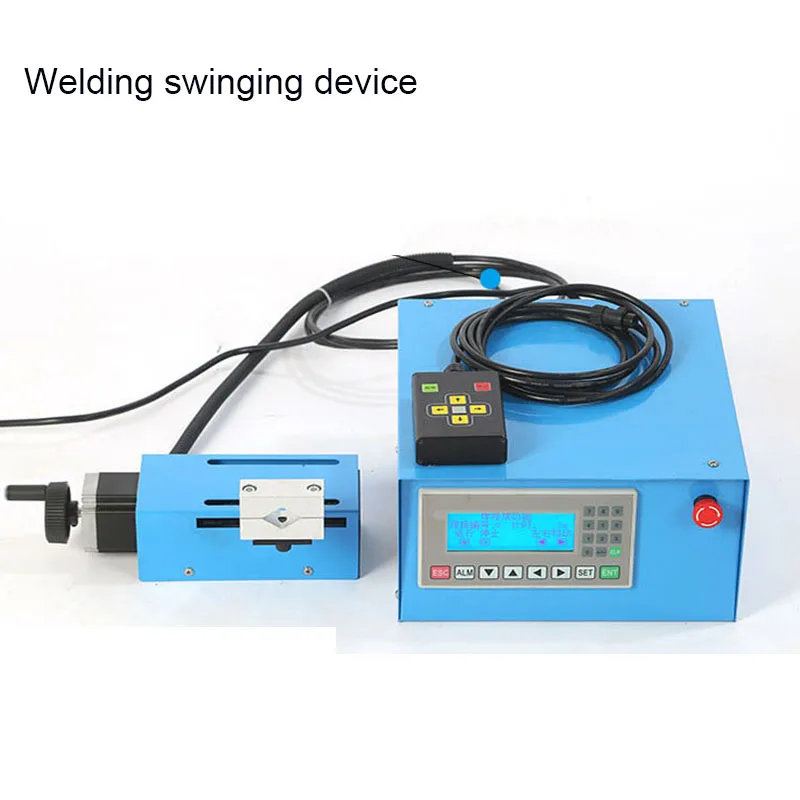 220V Automatic Welding Oscillator Weaver PLC Controlled Motorized Mechanism Linear Type Welding Positioner Turntable