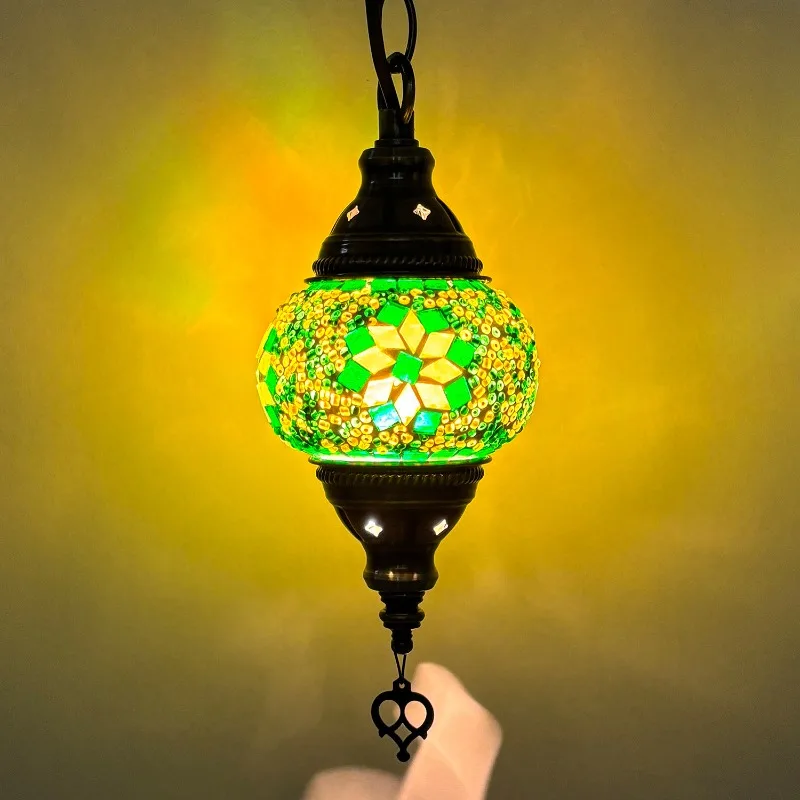 Moroccan Style Vintage Hollow Carved Pendant Lamp for Bedroom Living Room Dining Room Hotel Homestay Bar Club Led Lights