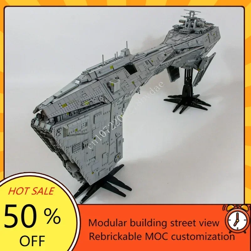 9037PCS Nebulon Space War Military MOC SpaceShip Battle Model Custom Puzzles Architecture DIY Education Assembly Model Toy Gift