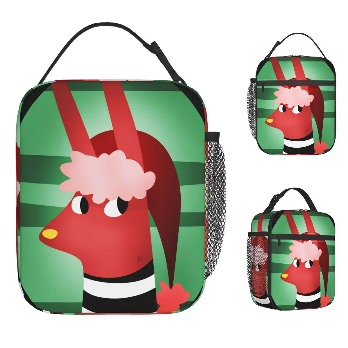 

Термосумка для обеда Comedy 31 M-Minutos Red Bunny, школьный ланч-бокс для взрослых, на заказ, портативная сумка-холодильник из оксфорда