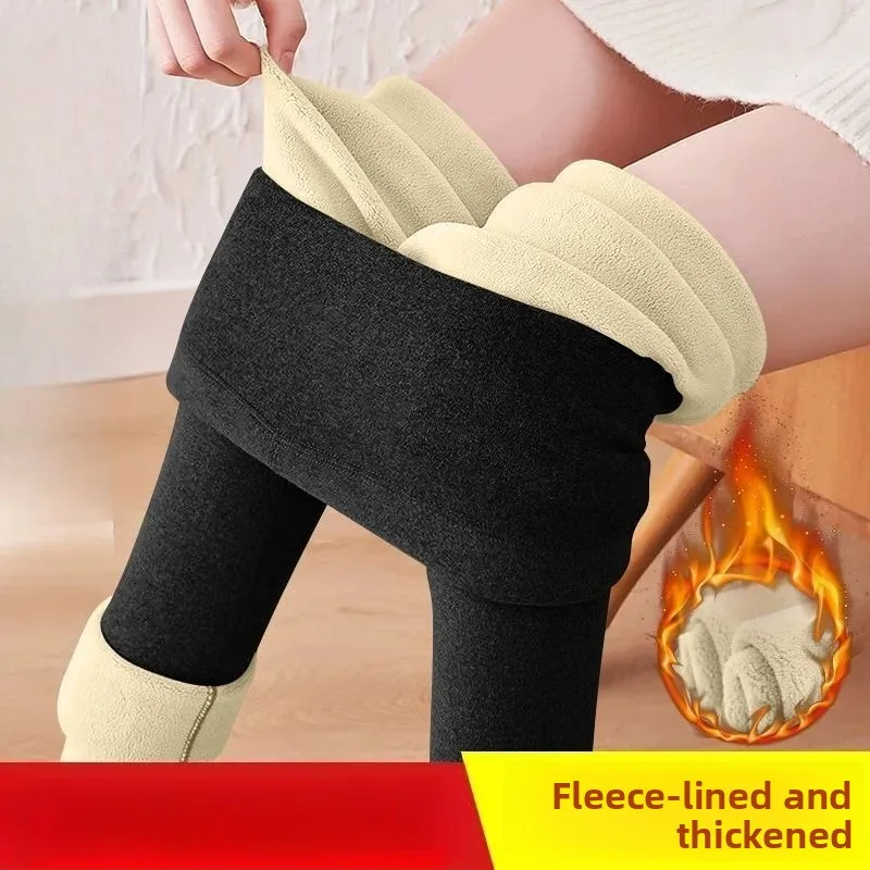 Winter Herbst Warme Frauen Dicke Verdicken Leggings Fleece Hosen Weibliche Thermische Leggings Strumpfhosen Sexy Hohe Taille Stretchy