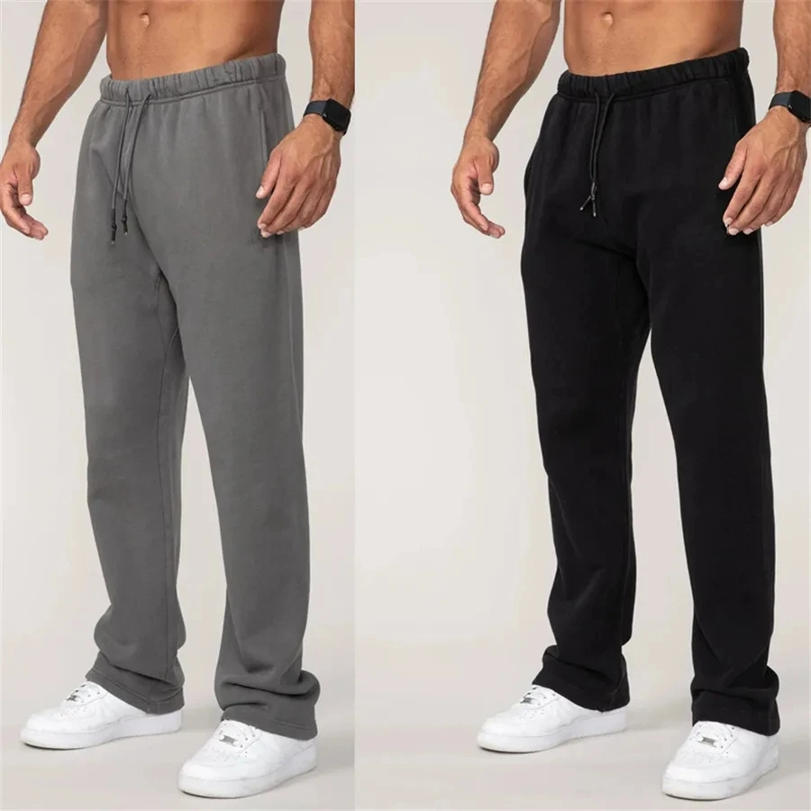 

2023 New Man Casual Pants Cotton Slim Joggers Sweatpants Autumn Training Trousers Gym Fitness Bottoms Running Sports Trackpants