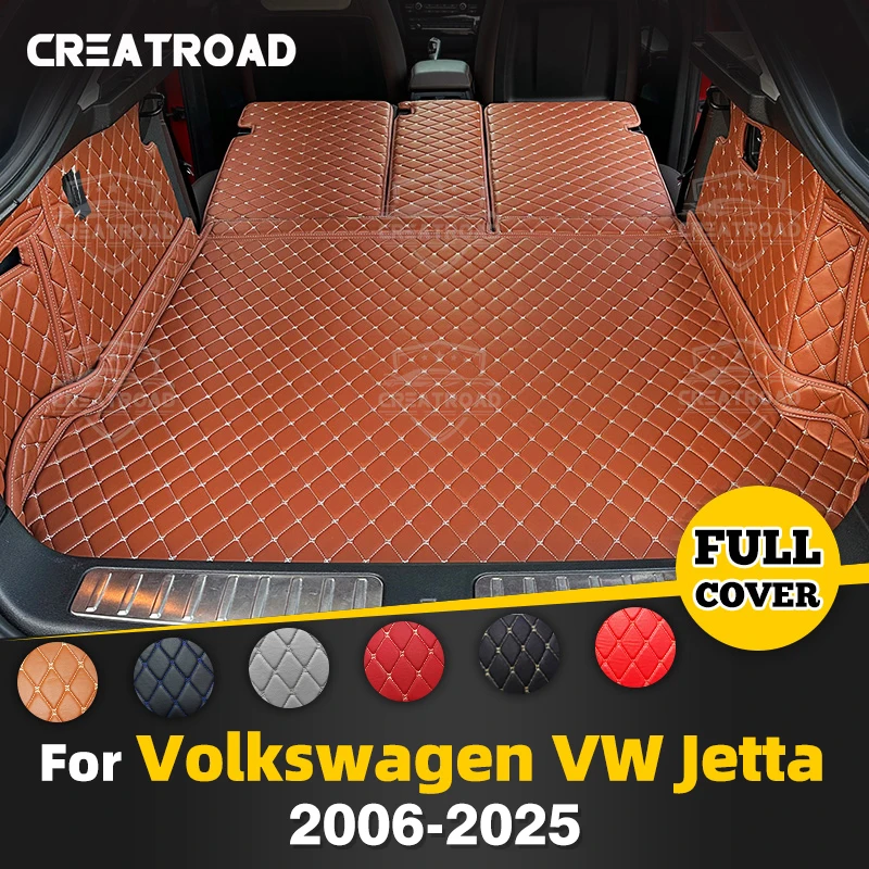

For Volkswagen VW Jetta 2006-2025 24 23 22 Auto Full Coverage Trunk Mat Car Protective Pad Cargo Liner Interior Accessories