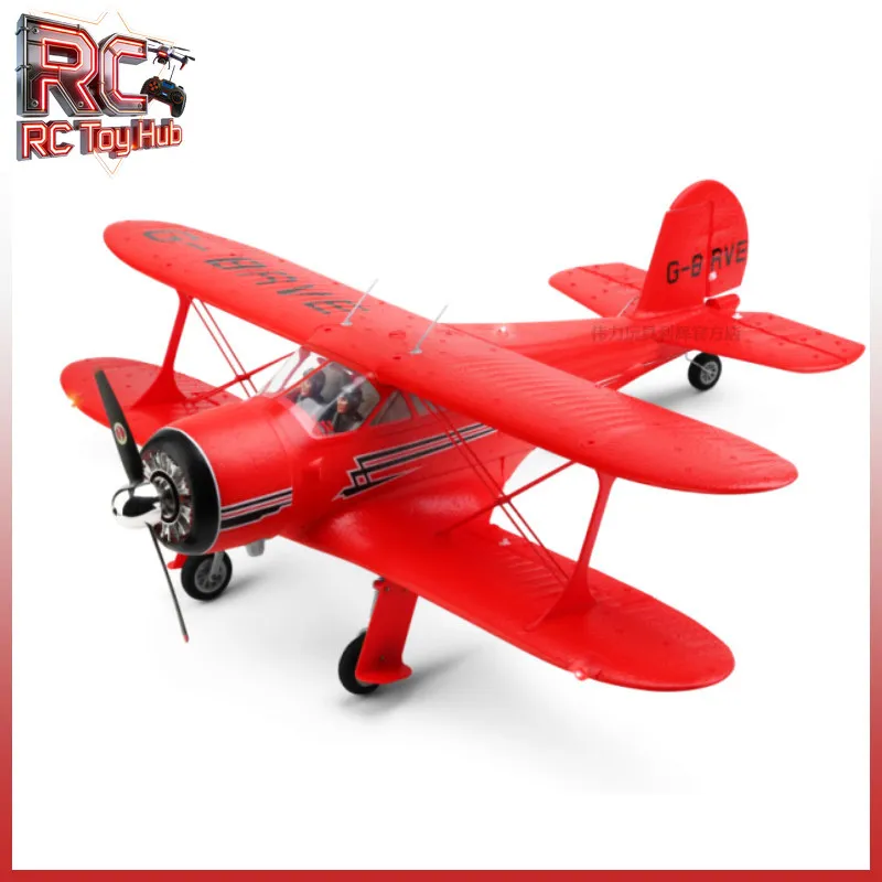 Brushless Rc Biplane 4-Channel Fixed Wing Electric Glider High Stability Model Plane Aerobatic Capability Long Endurance Gift Fo