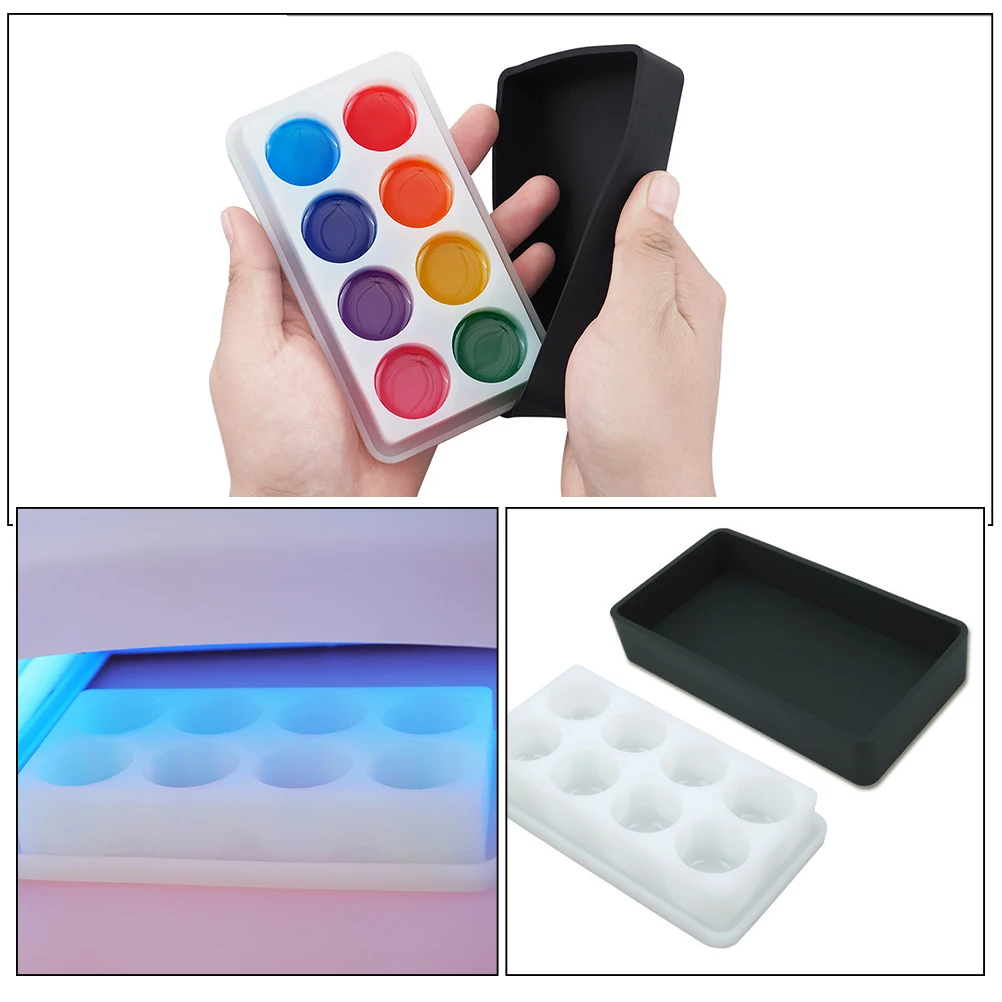 

Silicone Mixing Box for Resin Epoxy Crafts DIY Tools Perfect Fit Crystal Dropper Projects H Supply Paint Mixing Cups